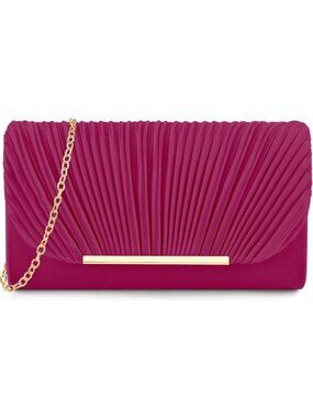 👜 Women's Rose Formal Wedding Party Cocktail Prom Crossbody Clutch Purses